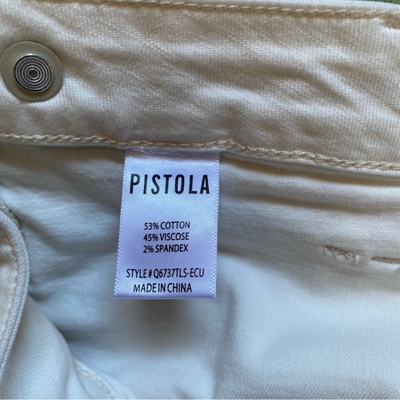 Pistola High Waisted Pant Trouser Size 31‎ Ankle Office Casual Belt Loops - Picture 7 of 15